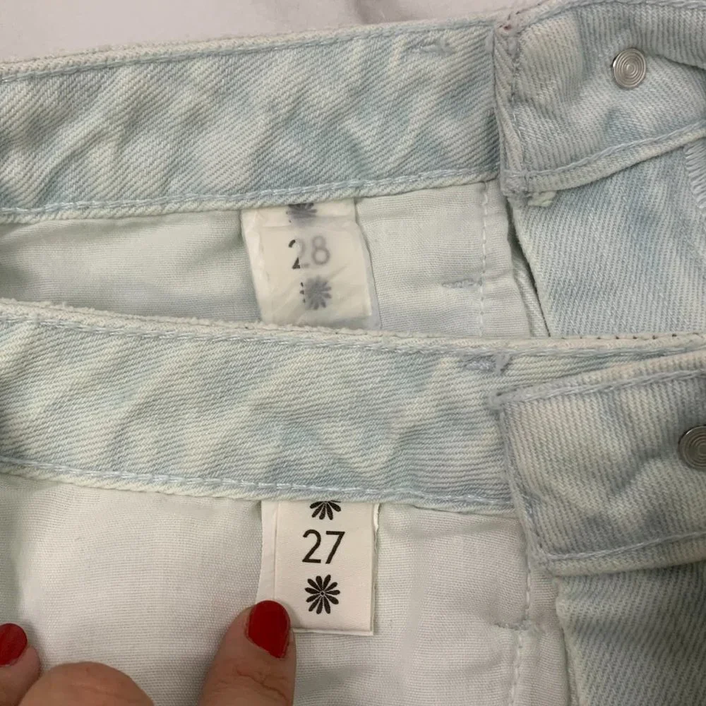 NEW Show me your Mumu Wyoming embroidered denim cut off jean shorts - Picture 7 of 8